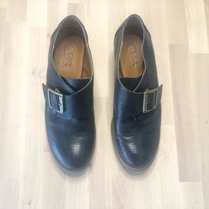 Korks by Kork Ease Little Monk heeled leather shoes